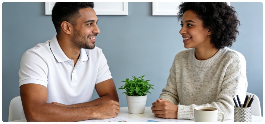 An open conversation between consultant and candidate